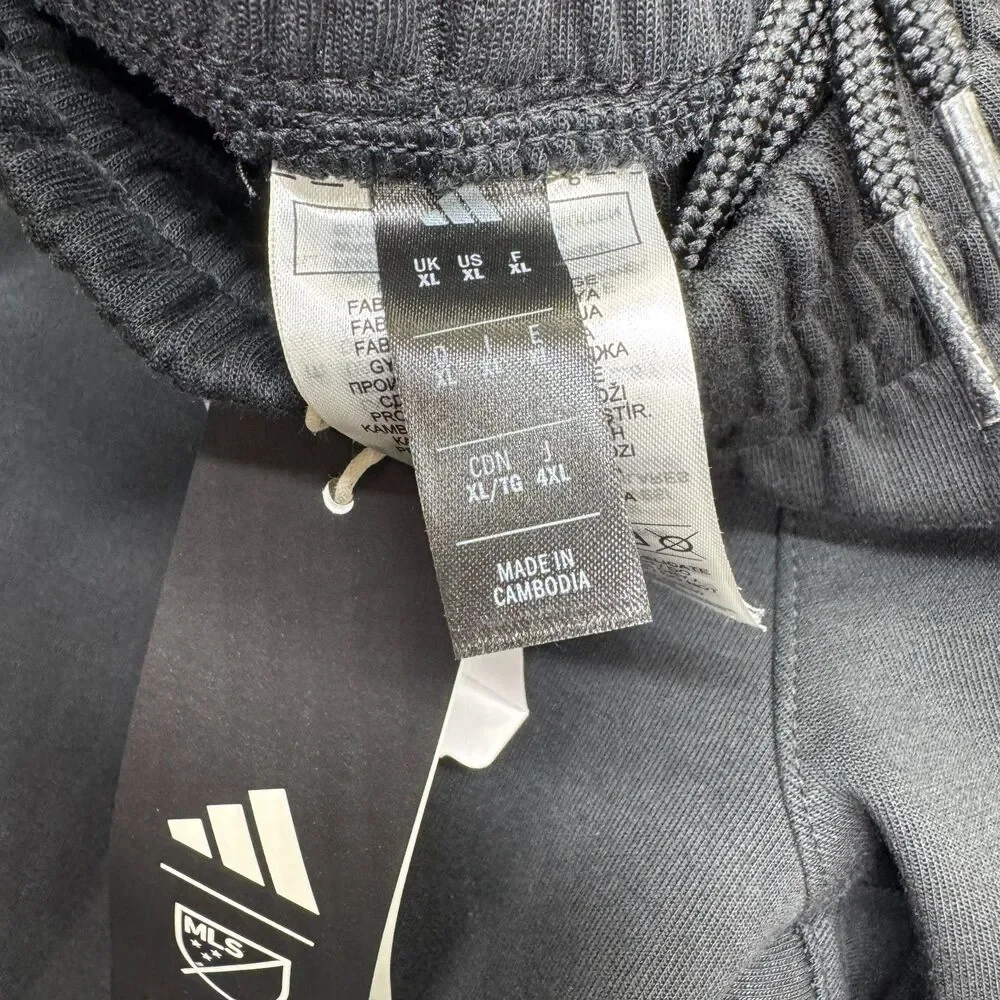 NEW Austin FC Adidas Travel Pants Mens Sz XL Black MLS Soccer Joggers JE8067